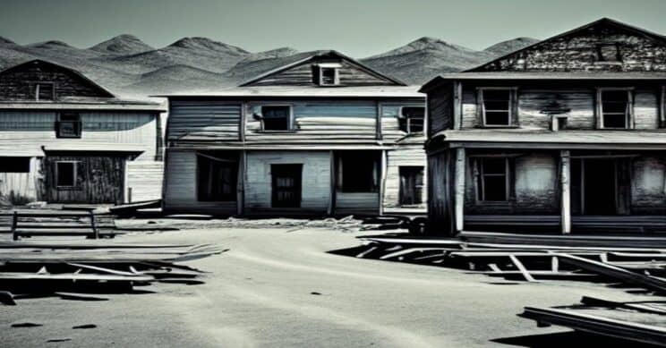 Historic ghost town image related to New Idria, California Ghost Town