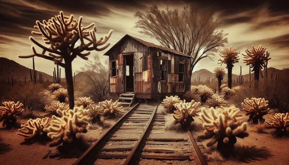 abandoned railway shacks exploration