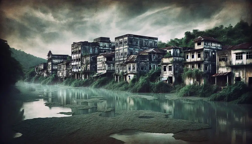 Abandoned Towns Along Rivers