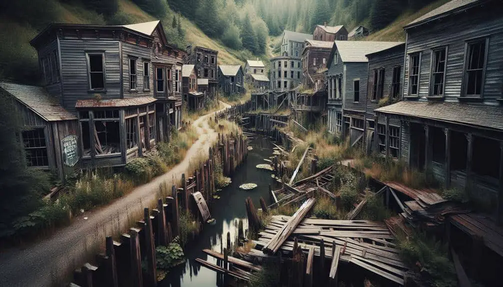 abandoned towns by rivers