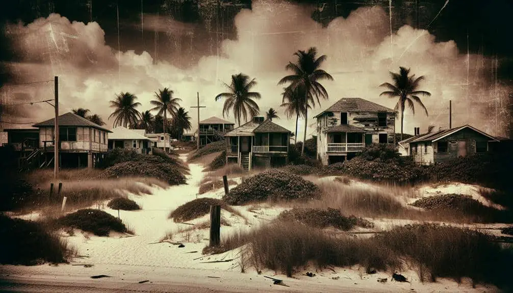 deserted beach town east