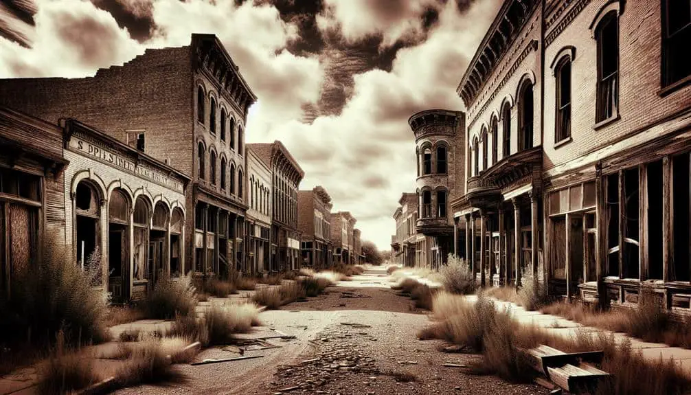 deserted streets of past