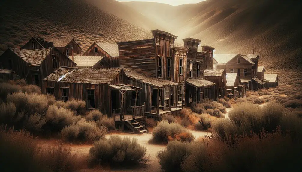 desolate ghost towns remain