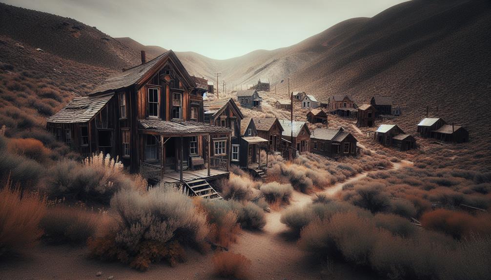 Desolate Miner Homes Nevada
