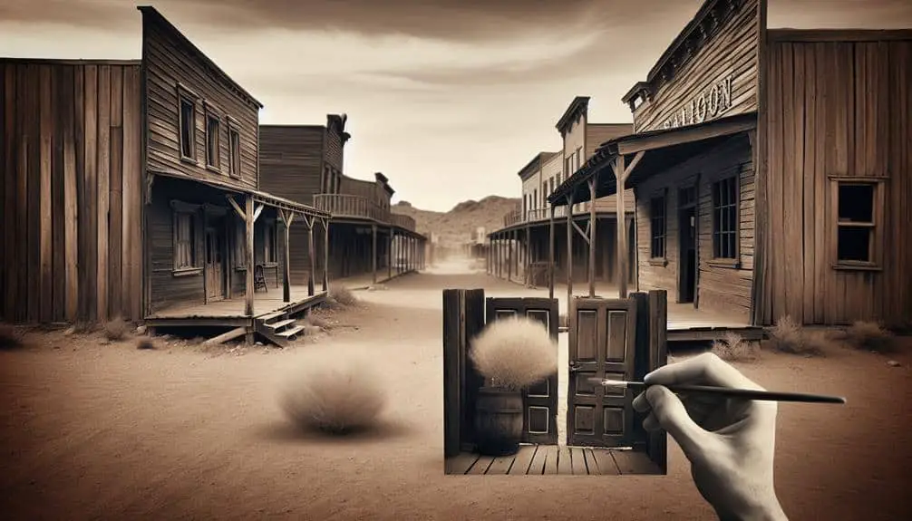 Desolate Texas Frontier Towns