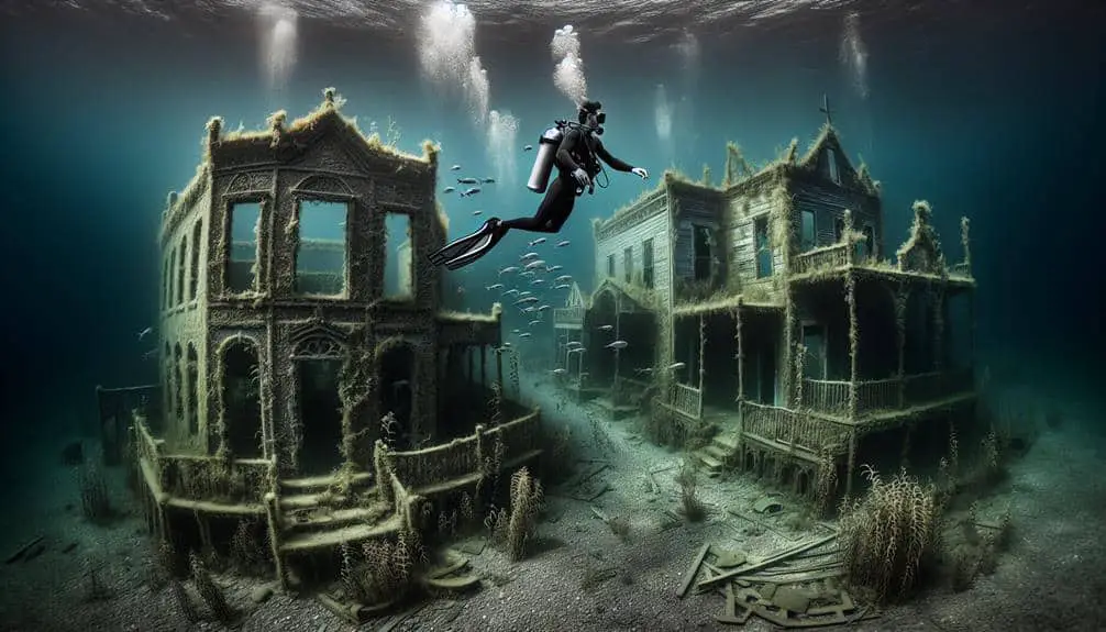 discovering lost towns underwater