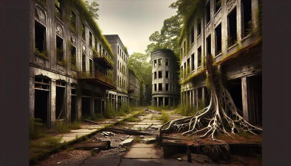 Eerie Ghost Town Landscapes