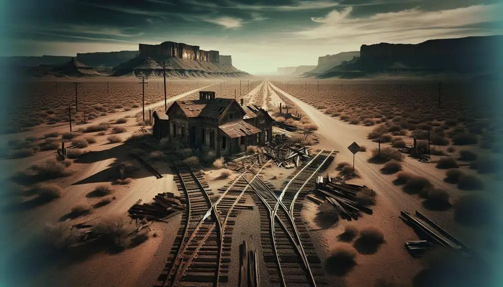 ghostly arizona railroad paths