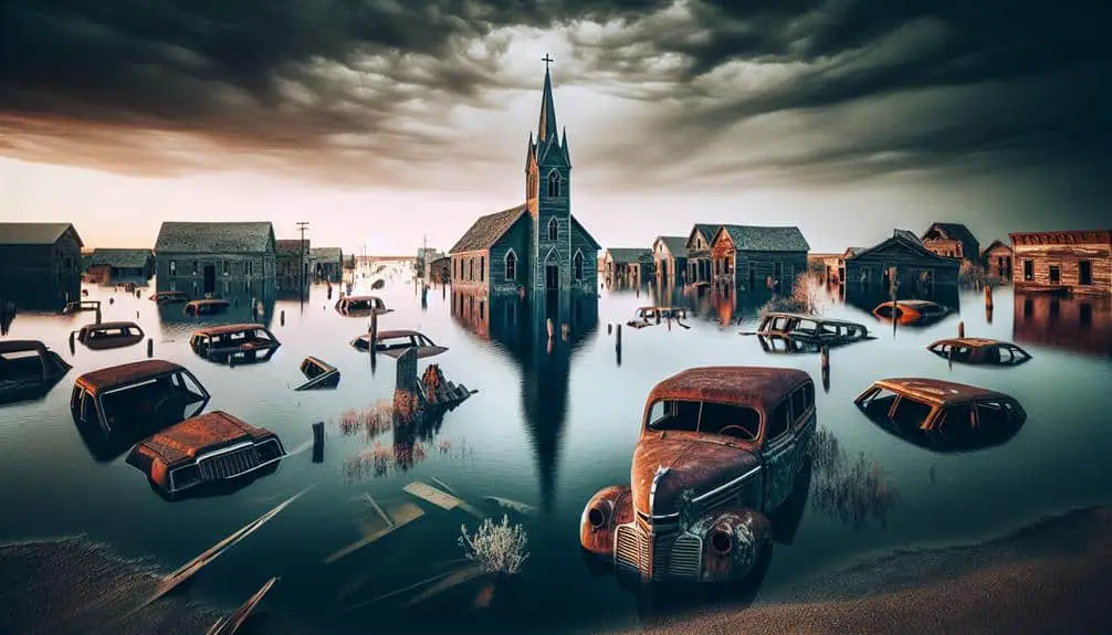 mysterious submerged american towns