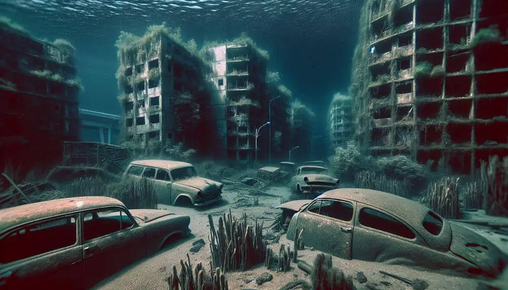 submerged ghost towns revealed