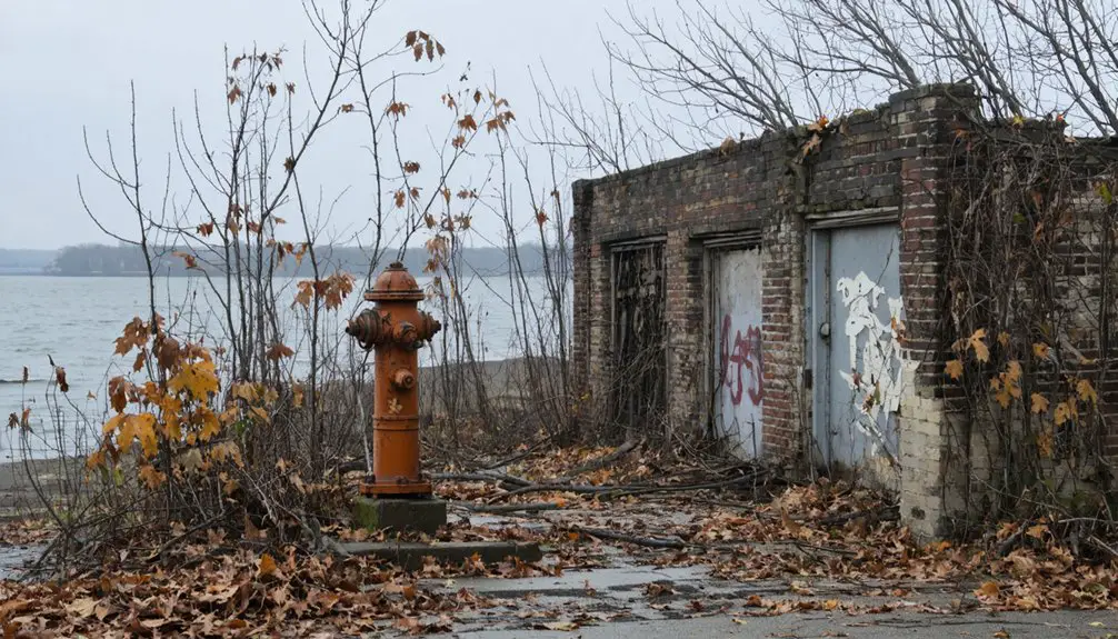 abandoned michigan coastal settlement
