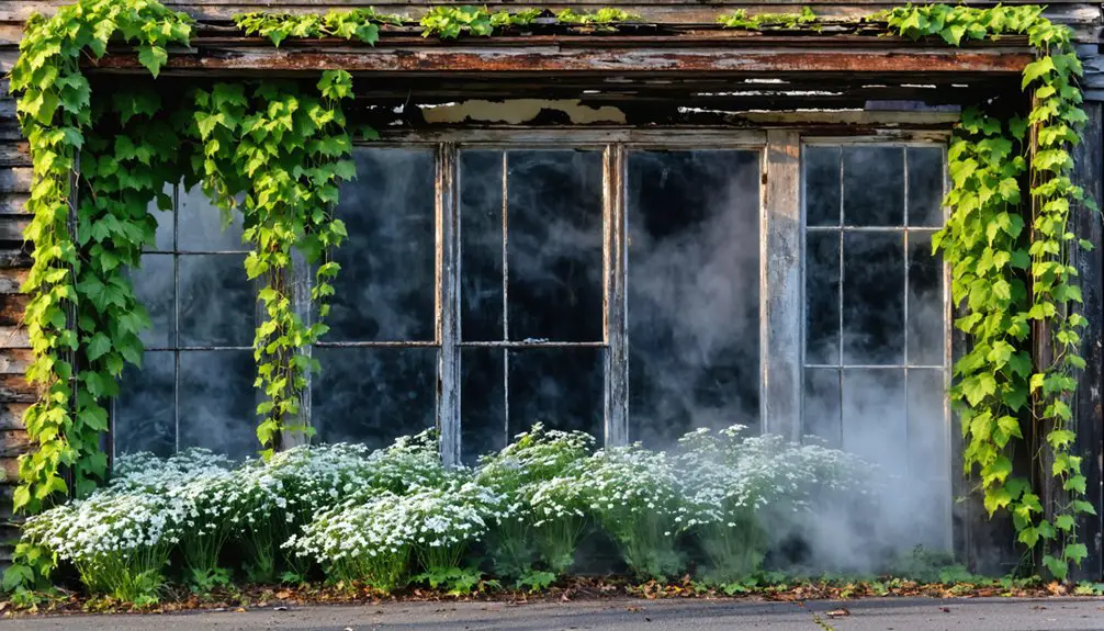 nature reclaiming urban ruins