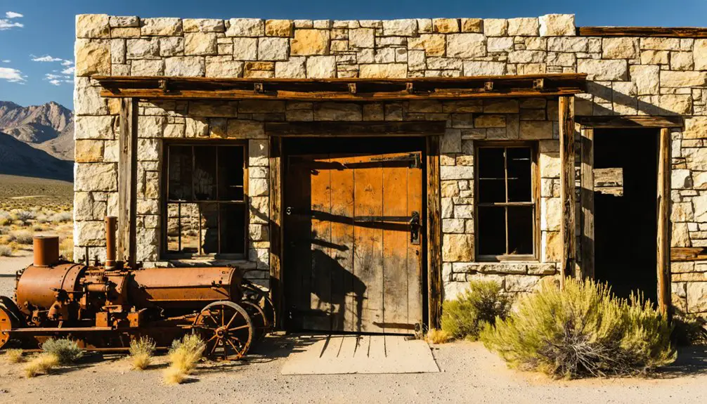 abandoned desert mining town