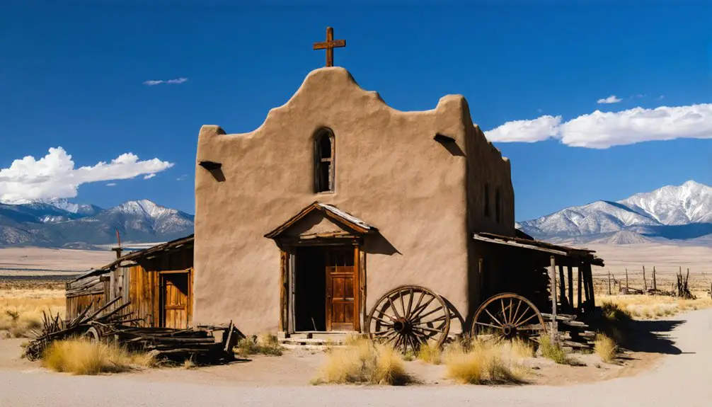 abandoned desert mining town