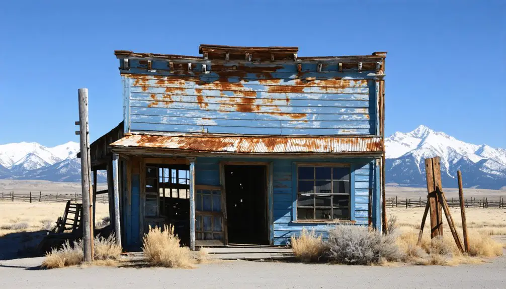 abandoned electric town remnants