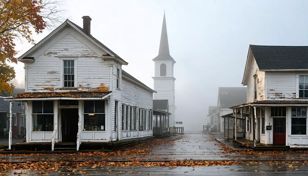 abandoned historic coastal village