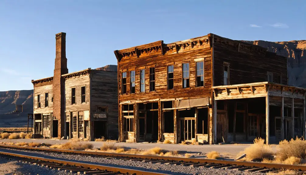 abandoned historic mining town