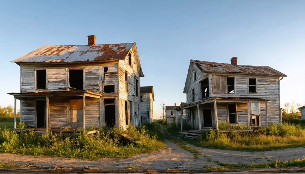 abandoned historic mining town