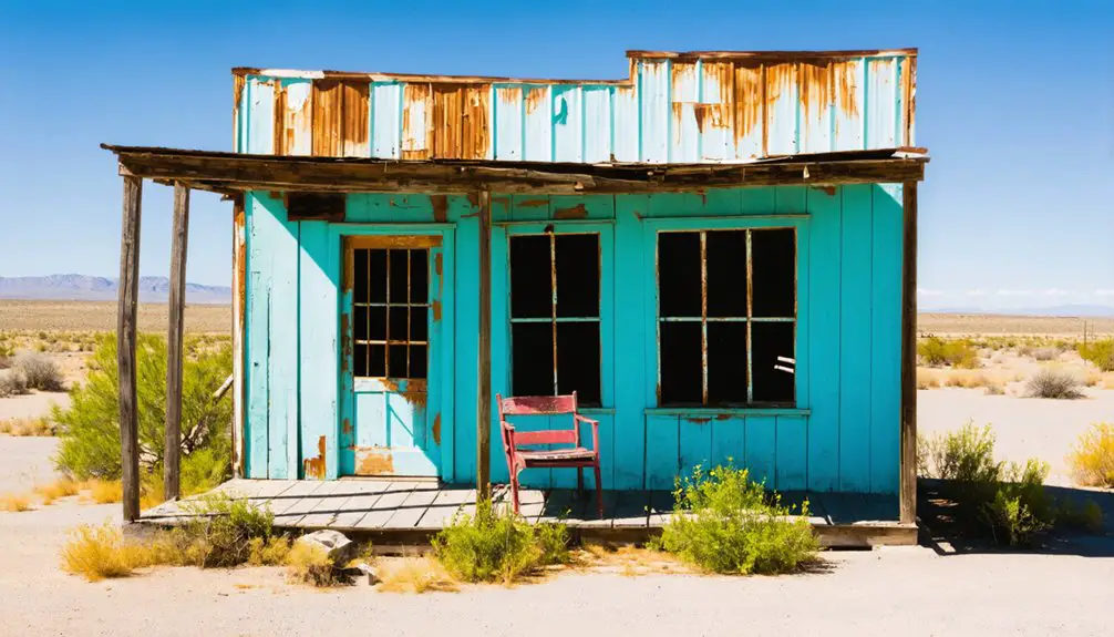 abandoned historic mining town