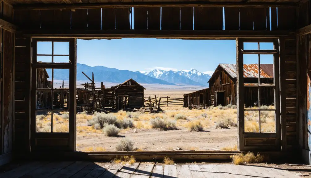 abandoned historic mining village