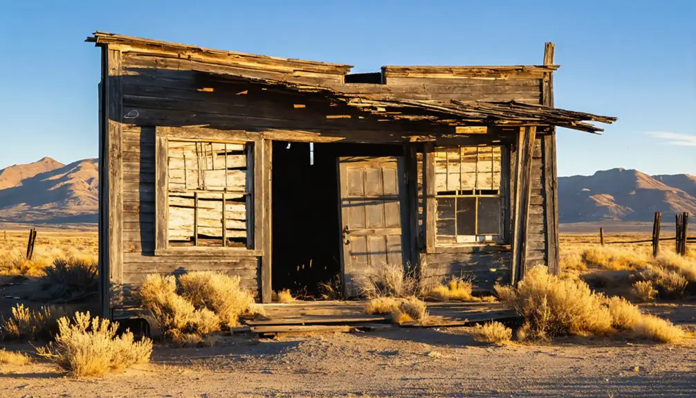 abandoned historical mining site