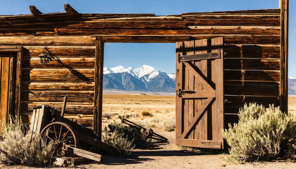 abandoned historical mining site