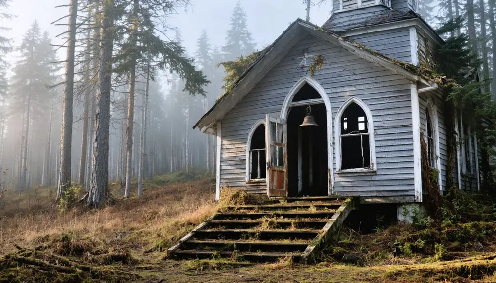abandoned historical mining site