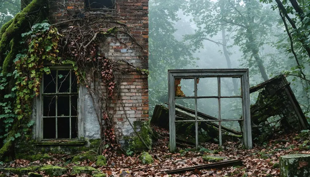 abandoned historical mining town