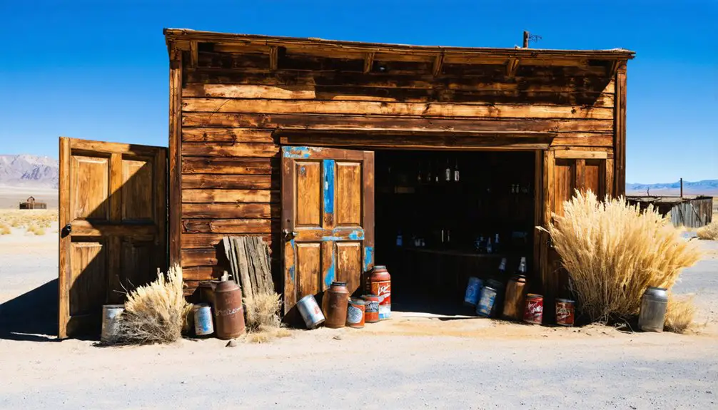 abandoned historical mining town