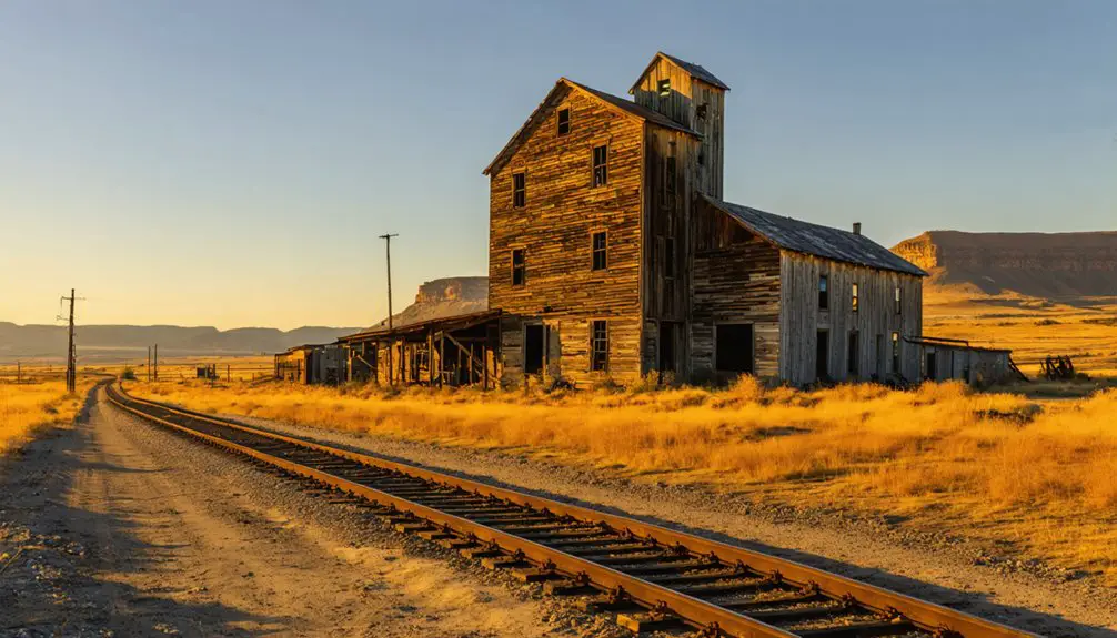 abandoned historical mining town