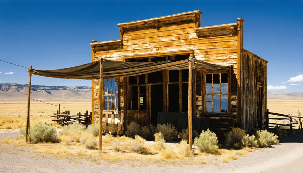 abandoned historical mining village
