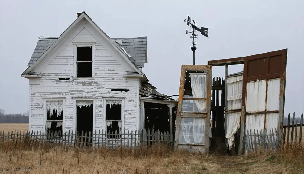 abandoned historical settlement site