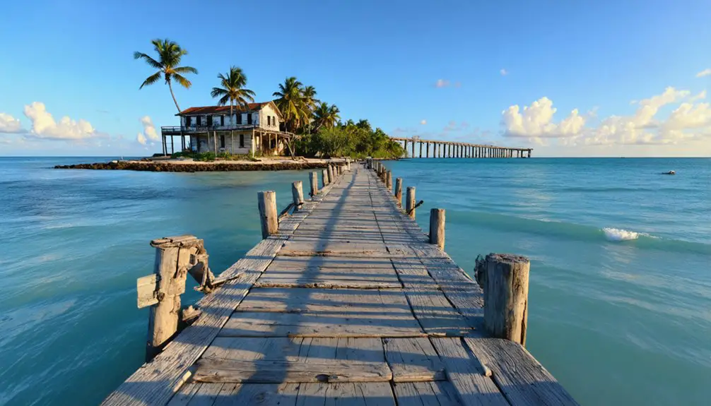 abandoned island ghost town