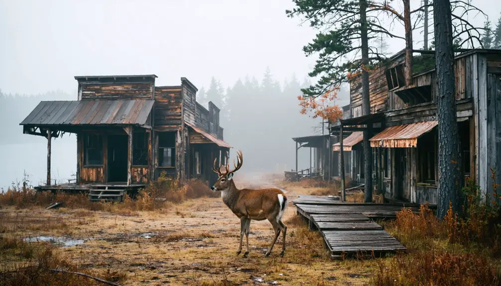 abandoned lakeside town history