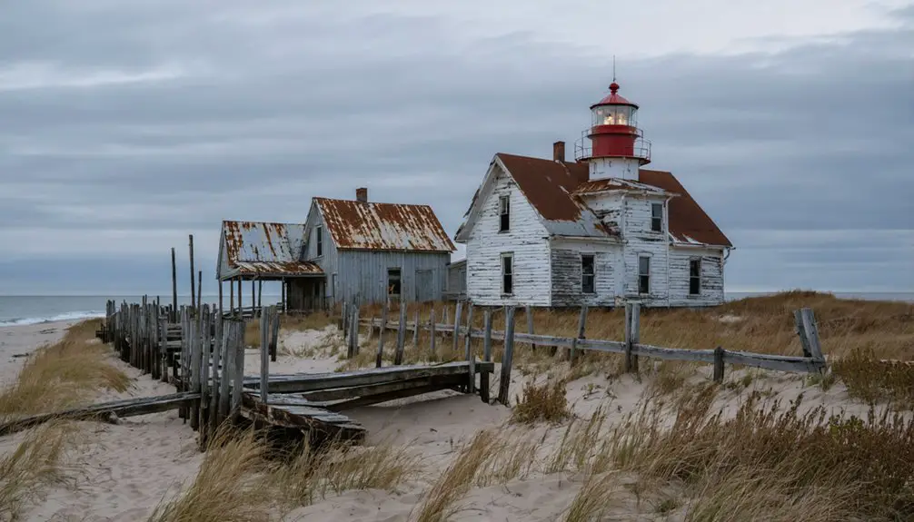abandoned lakeside town history