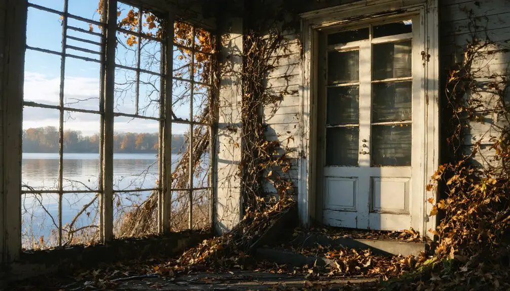 abandoned lakeside vermont home
