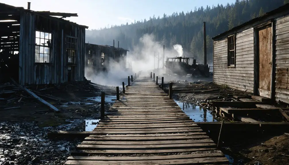 abandoned mineral springs site