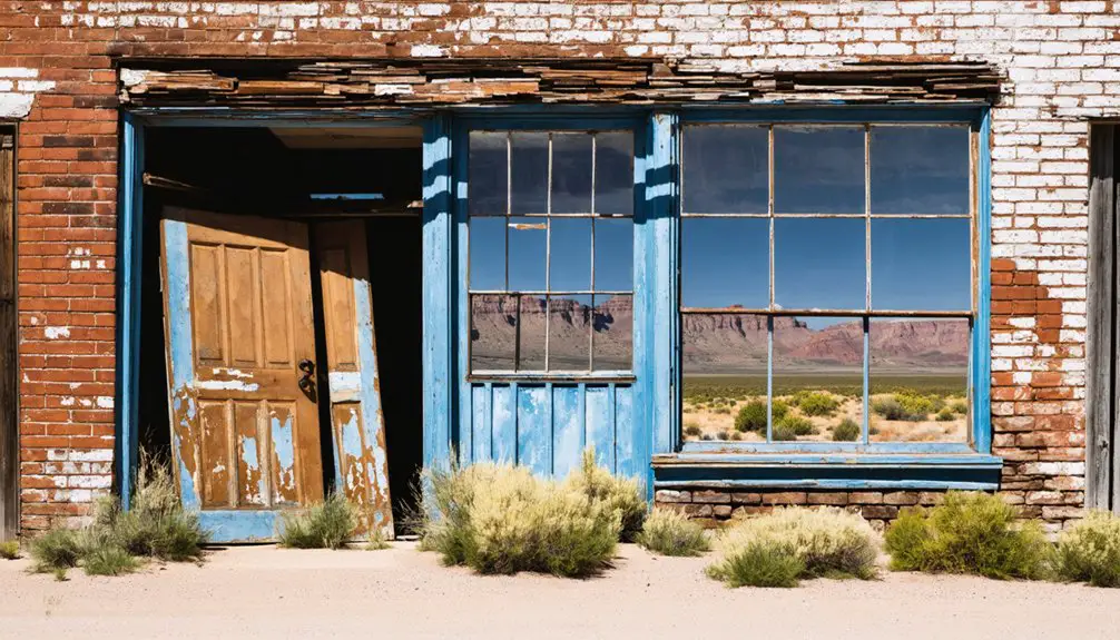abandoned mining settlement site