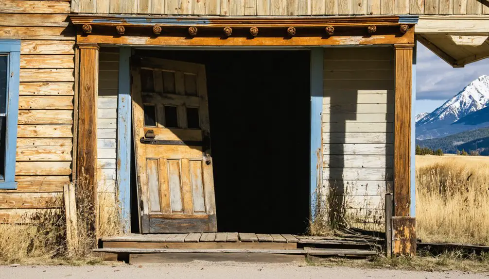 abandoned mining town relic
