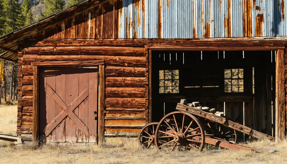 abandoned mining town relics