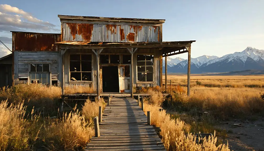 abandoned mining town relics