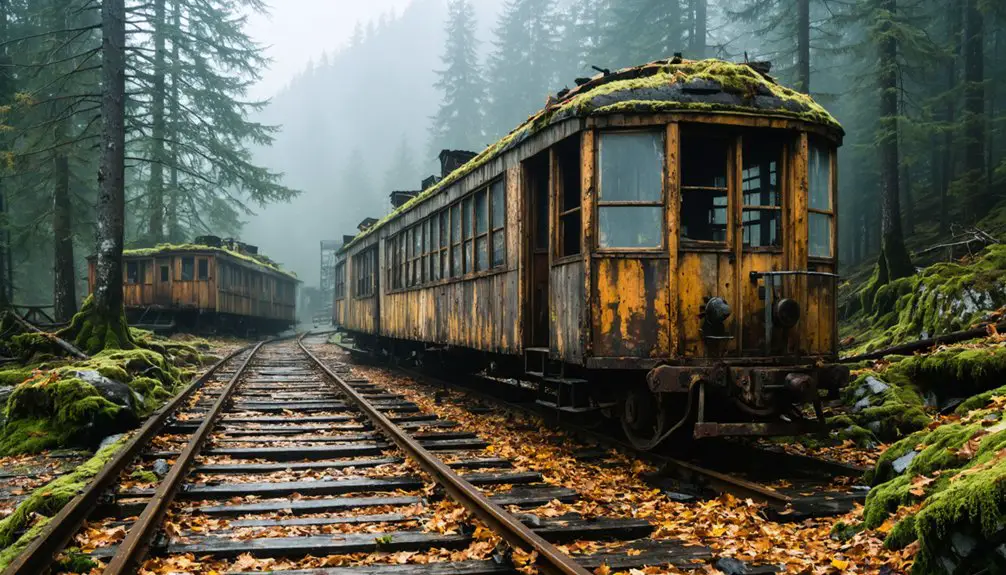 abandoned mining town relics