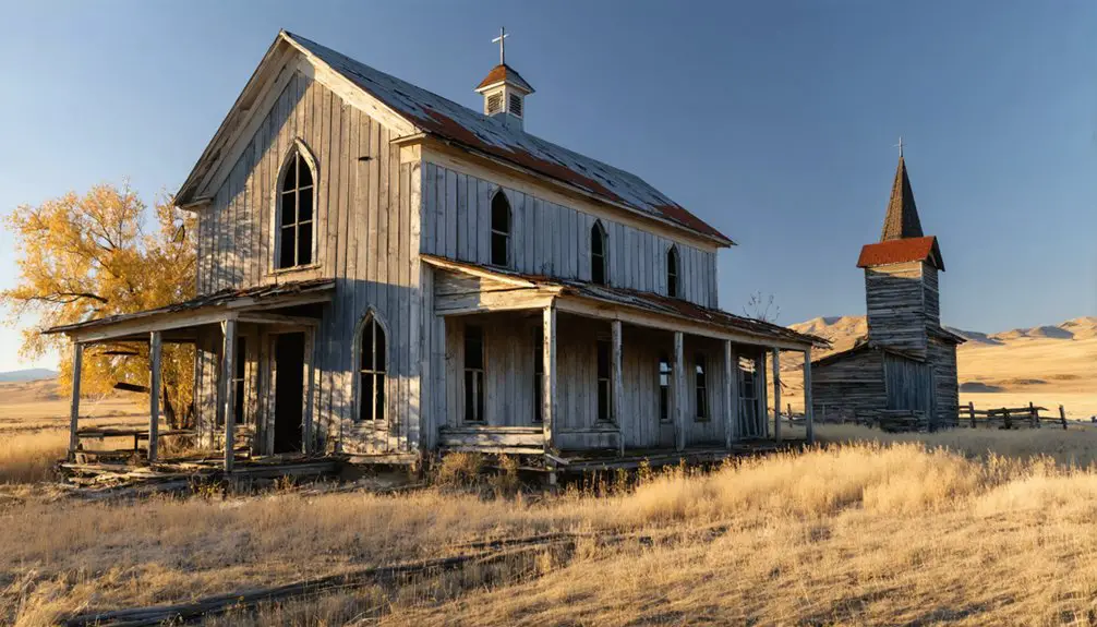 abandoned mining town relics