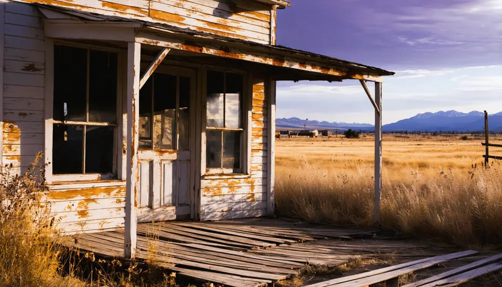 abandoned mining town relics