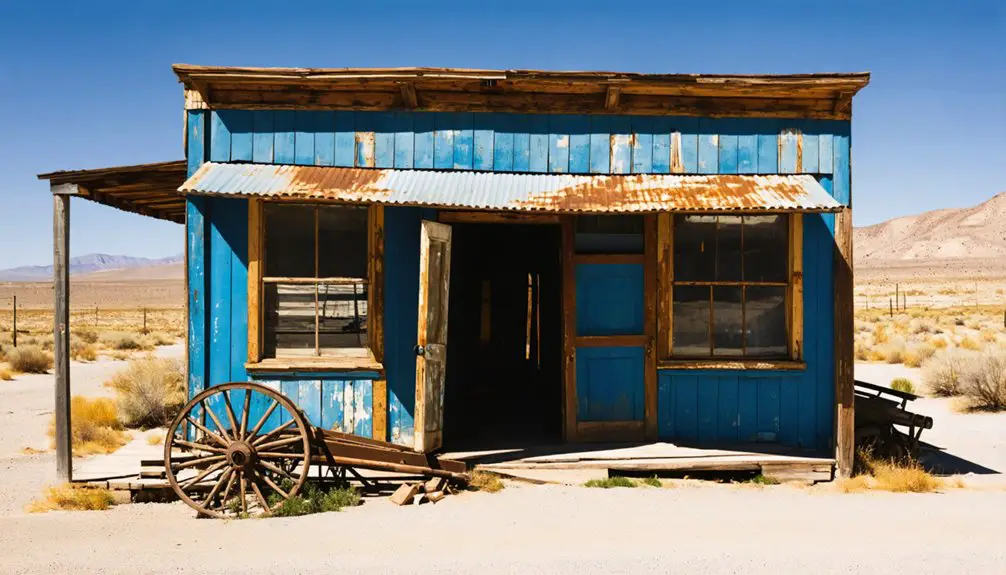 abandoned mining town relics
