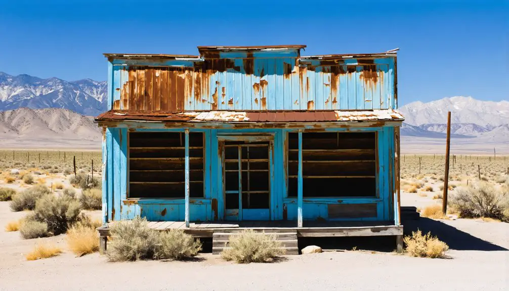 abandoned mining town remains