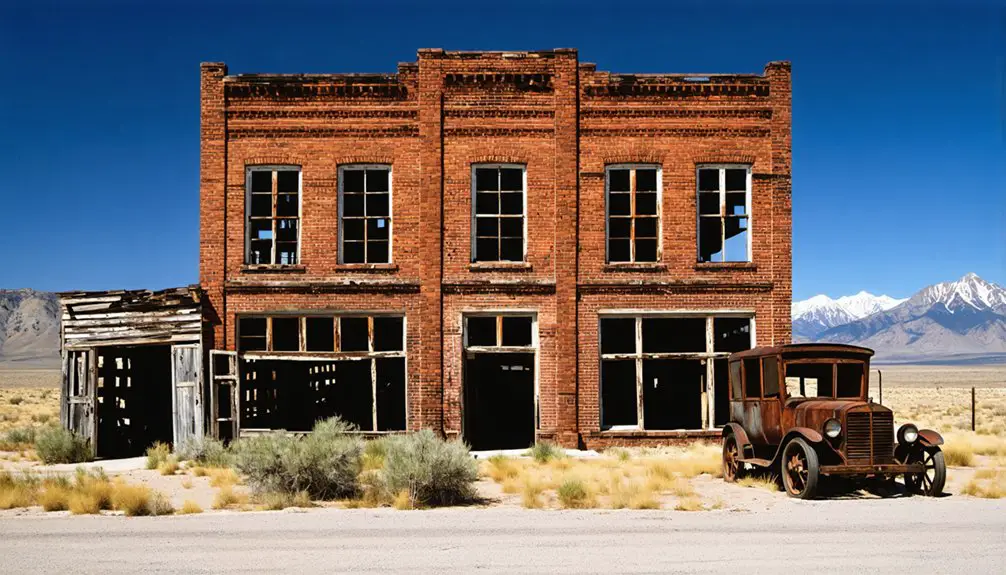 abandoned mining town remains