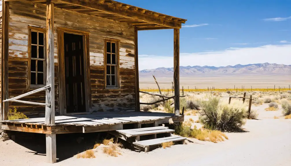 abandoned mining town remains