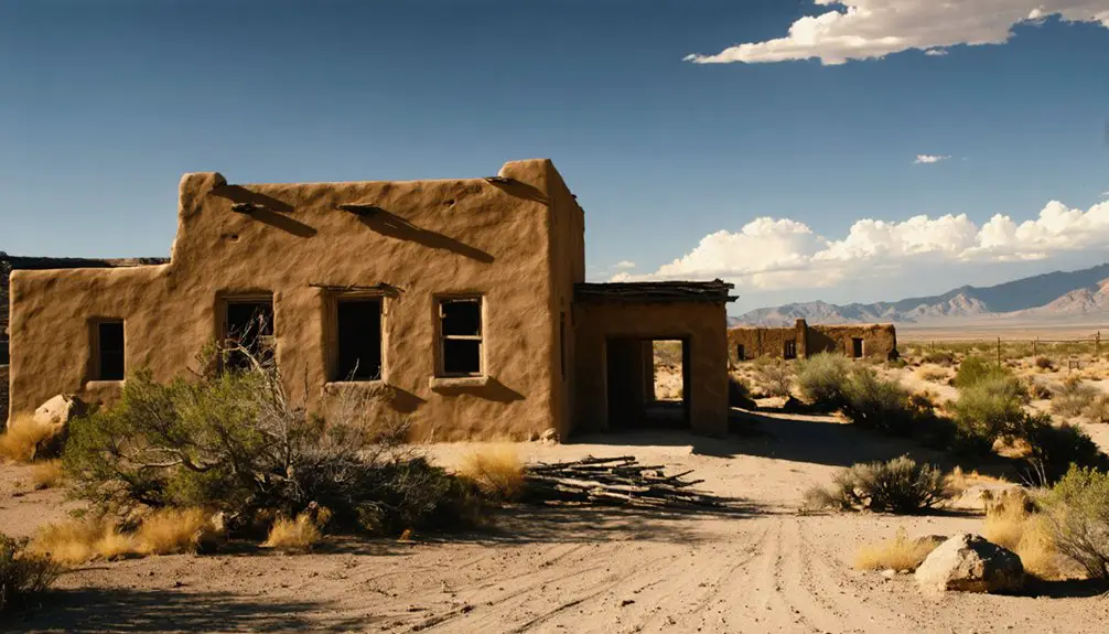 abandoned mining town remains