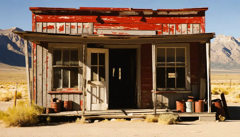 abandoned mining town remains